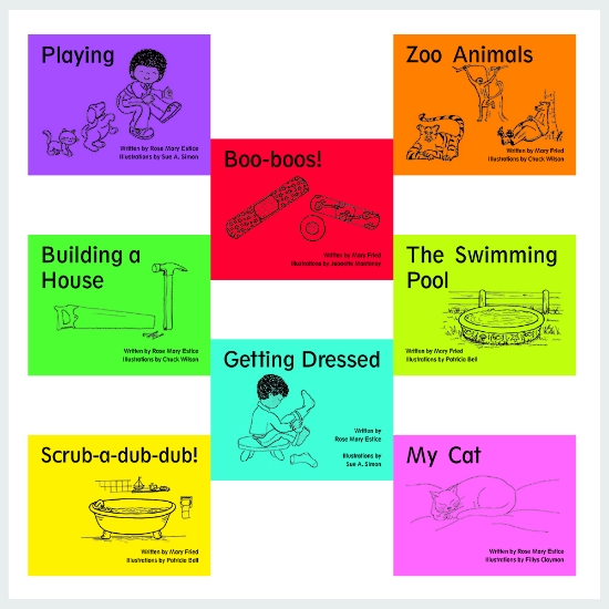 Emergent Reader 1 book covers