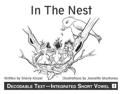 Decodable Integrated Short Vowel book covers