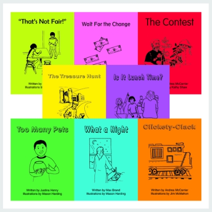 Letters Words and Numbers Full set book covers