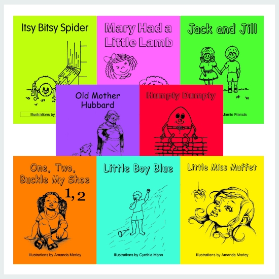 Nursery Rhymes Mini Set book covers
