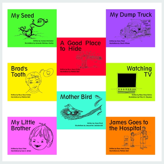 Letters, Sounds, and Words 2b Full set book covers
