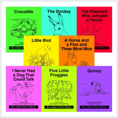 Silly Animal Poems Mini set covers