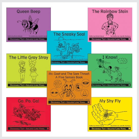 Isolated Long Vowel Mini Set book covers