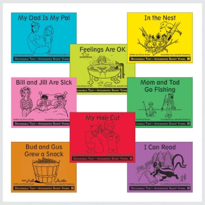Integrated Short Vowel Super-Saver Set book covers